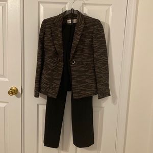 Jones New York Suit 2P Black